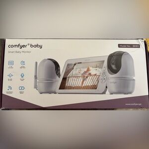 Comfyear White Baby Video Monitor with Screen